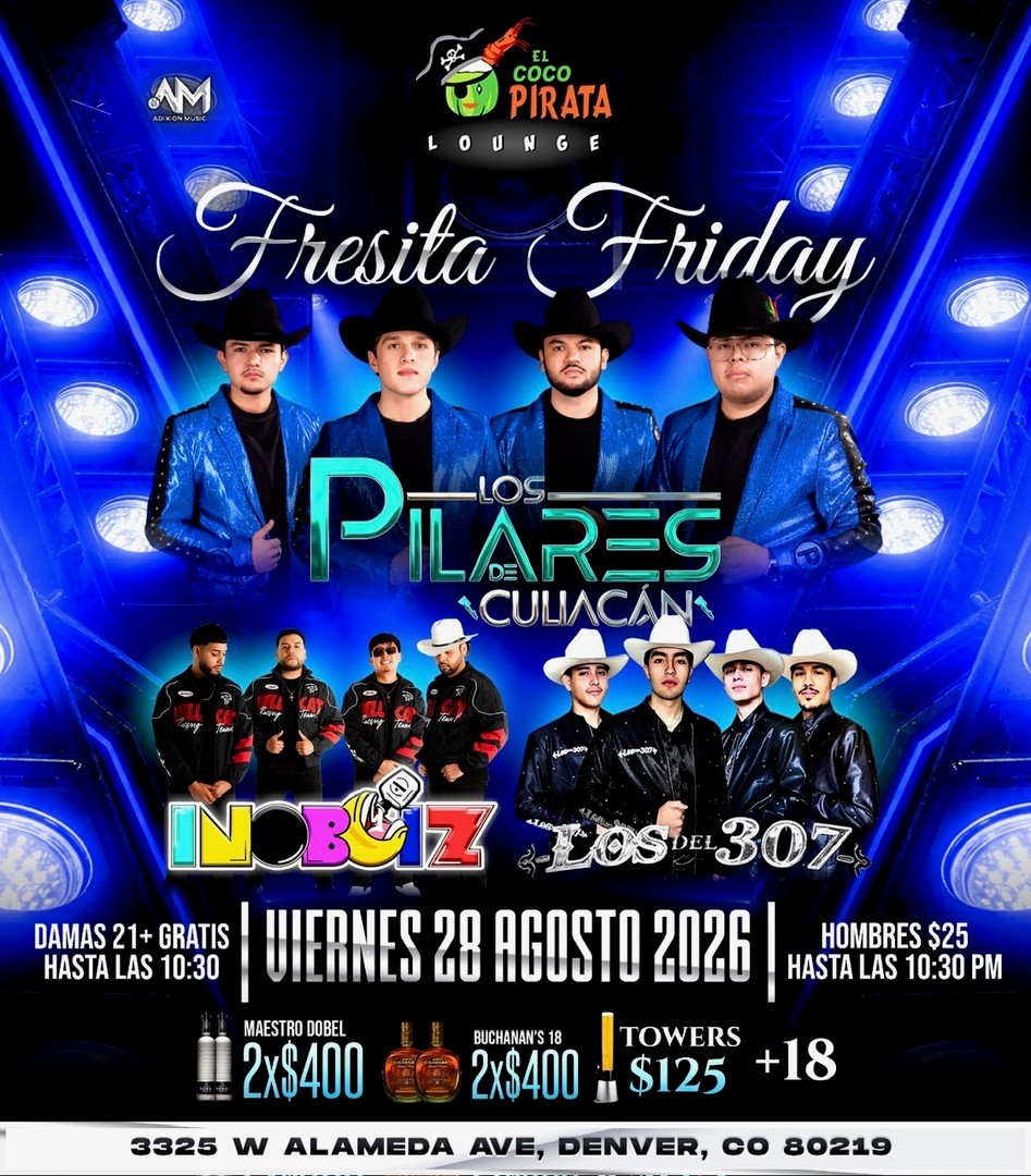 LosPilares de Culiacan-Inoboiz-Los De la 307-Fresita Friday-Coco Pirata