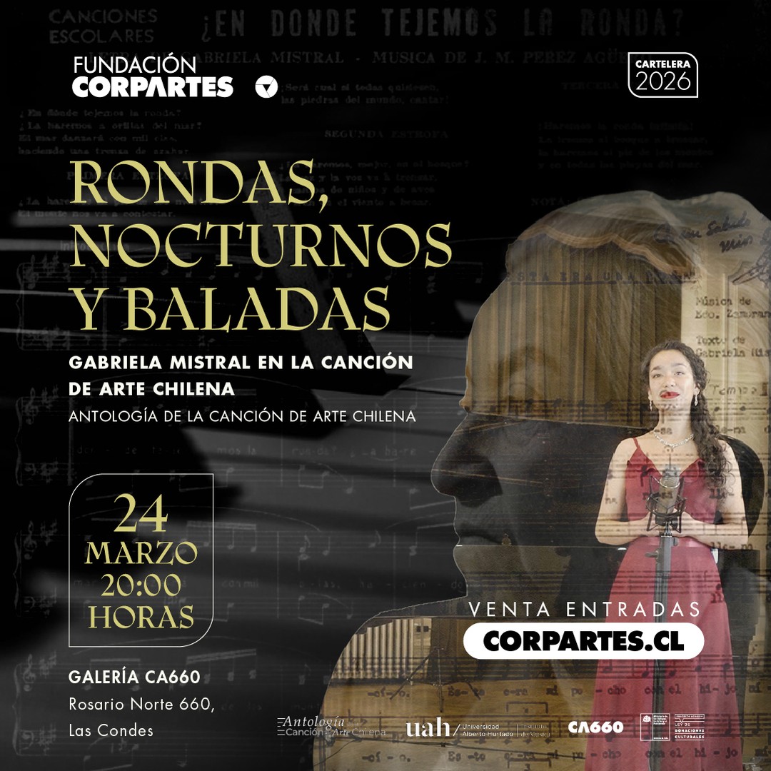 Gabriela Mistral en la canción de arte chilena | Galería CA660, Santiago