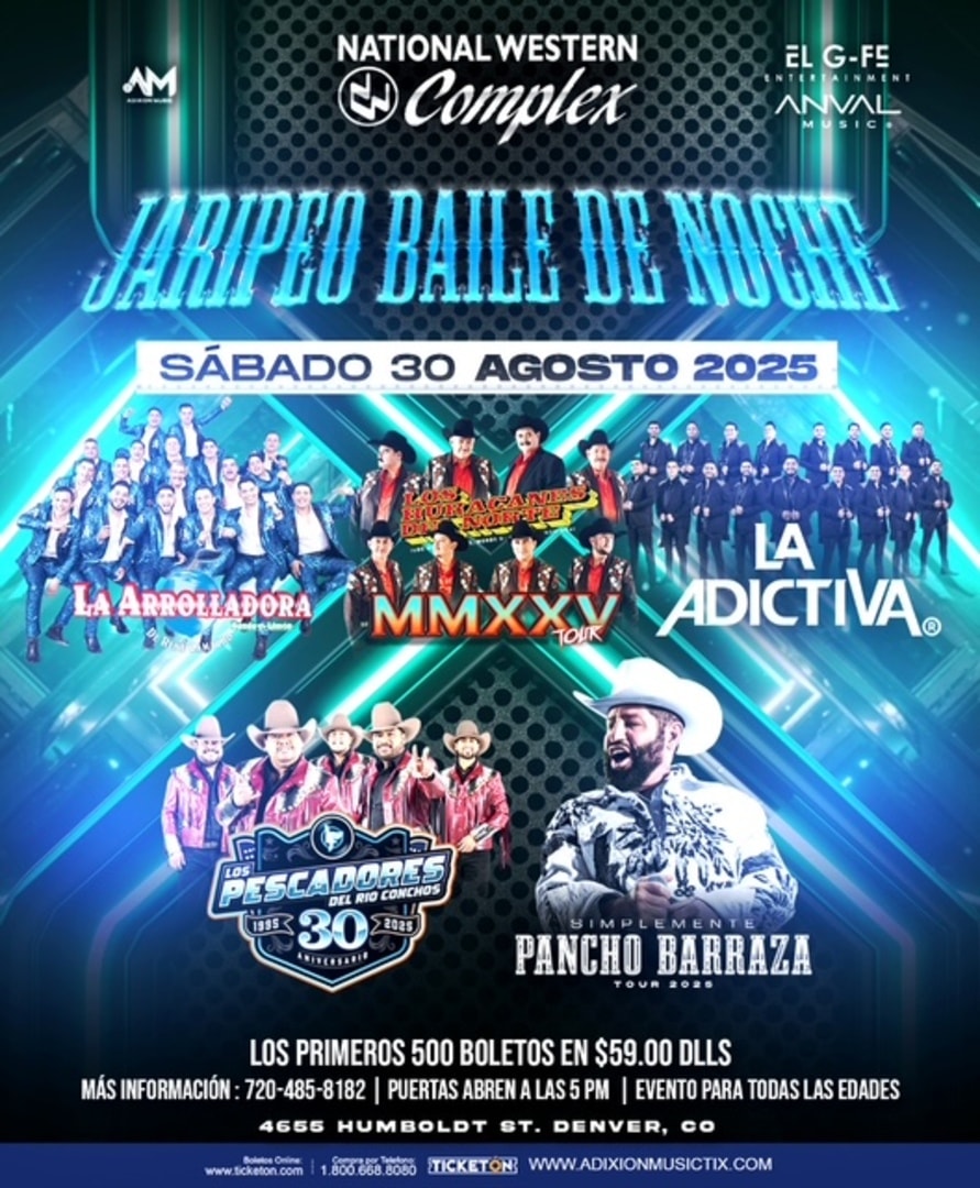 Noche Tequilera 2025 - La Arrolladora Banda El Limón - Pancho Barraza - La Adictiva-Los Huracanes Del Norte - MMXXV - Los Pescadores Del Rio Conchos - Complex 