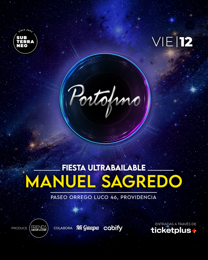 PORTOFINO Full ultrabailable ★ VIERNES 12 SEPTIEMBRE ★ Club Subterráneo (+23)