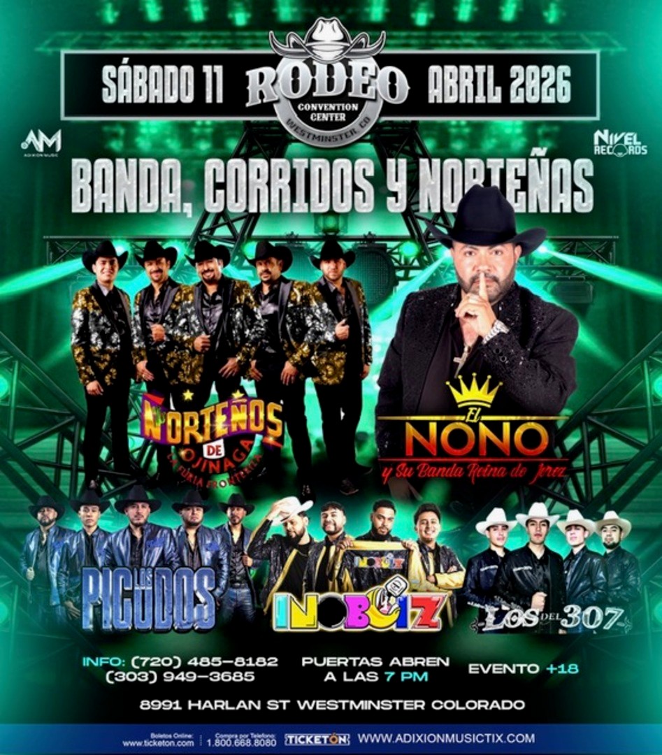 Norteños de Ojinaga-El Nono y su Banda Reina de Jerez-Los Picudos-Inoboiz-Los Del 307-Rodeo Convention