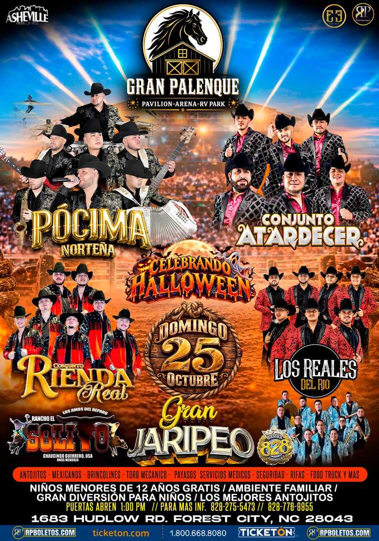 Celebrando Halloween-Gran Palenque Plaza-Forest City NC