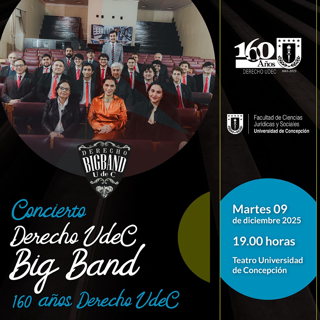 Concierto Derecho UdeC Big Band 160 años Derecho UdeC
