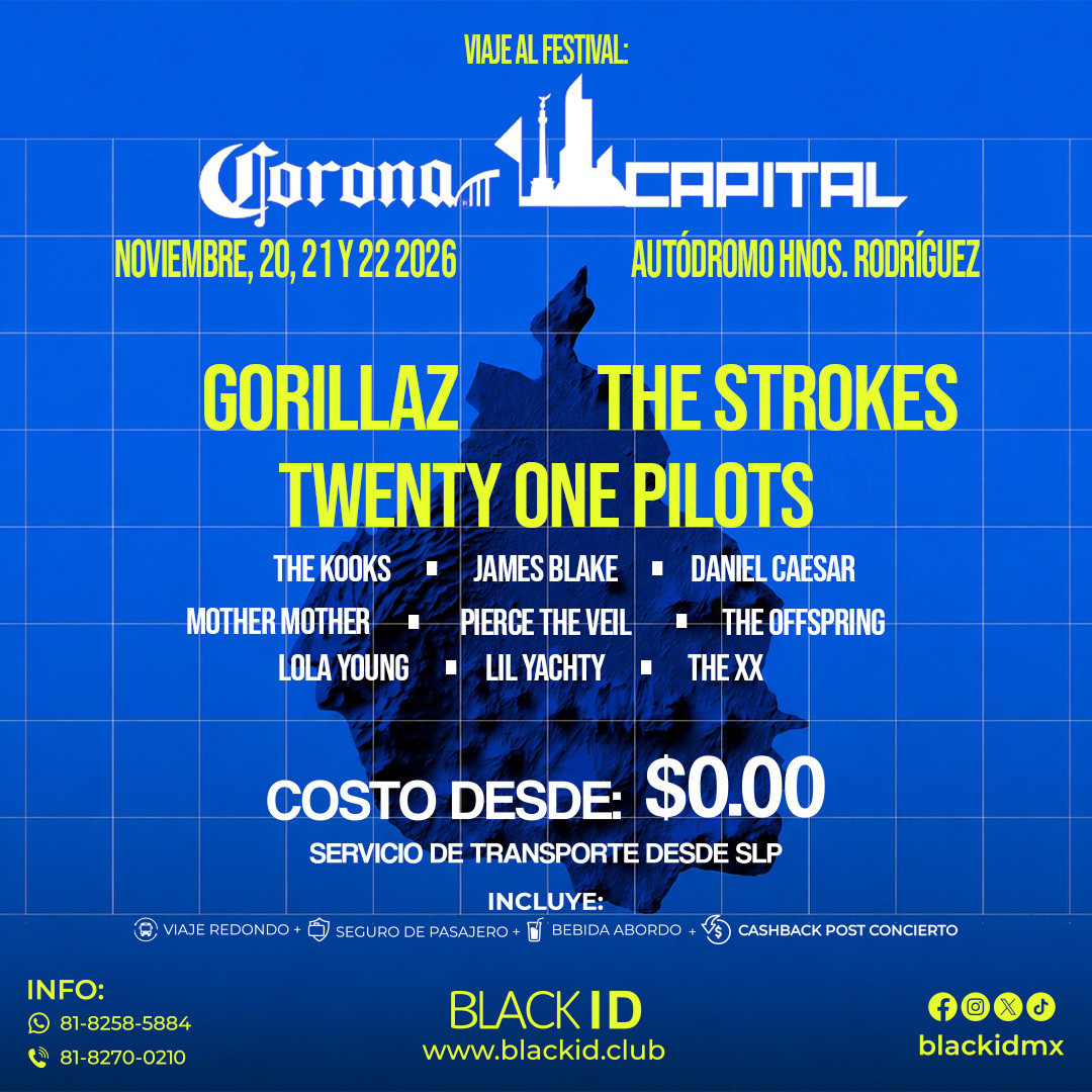 Viaje al festival Corona Capital en CDMX