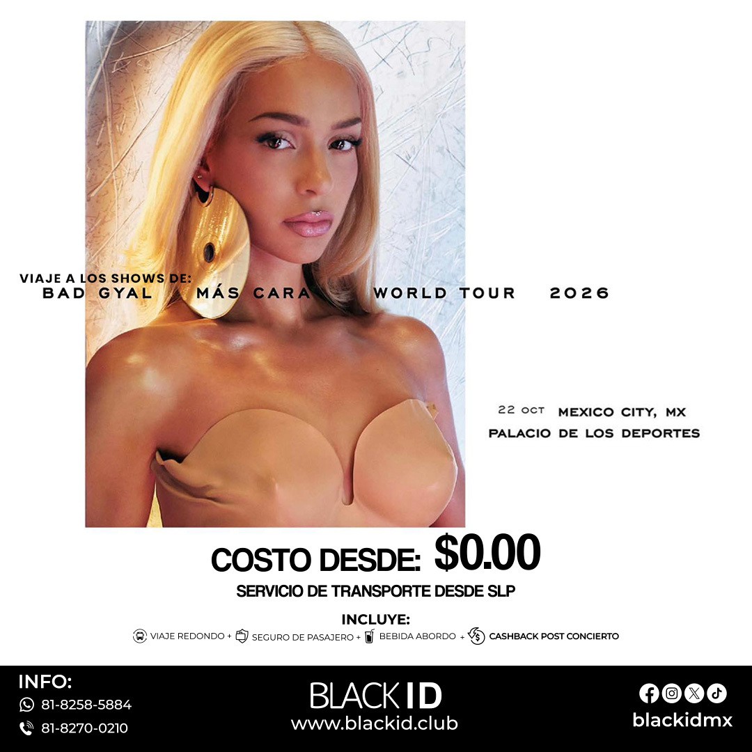 Viaje al show de Bad Gyal en CDMX