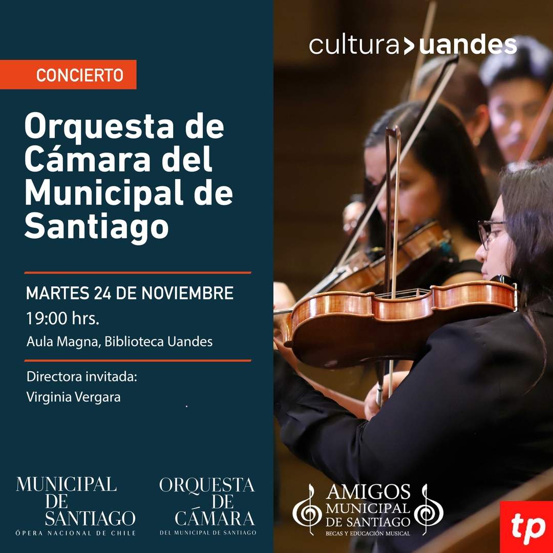 Concierto Orquesta de Cámara del Municipal de Santiago