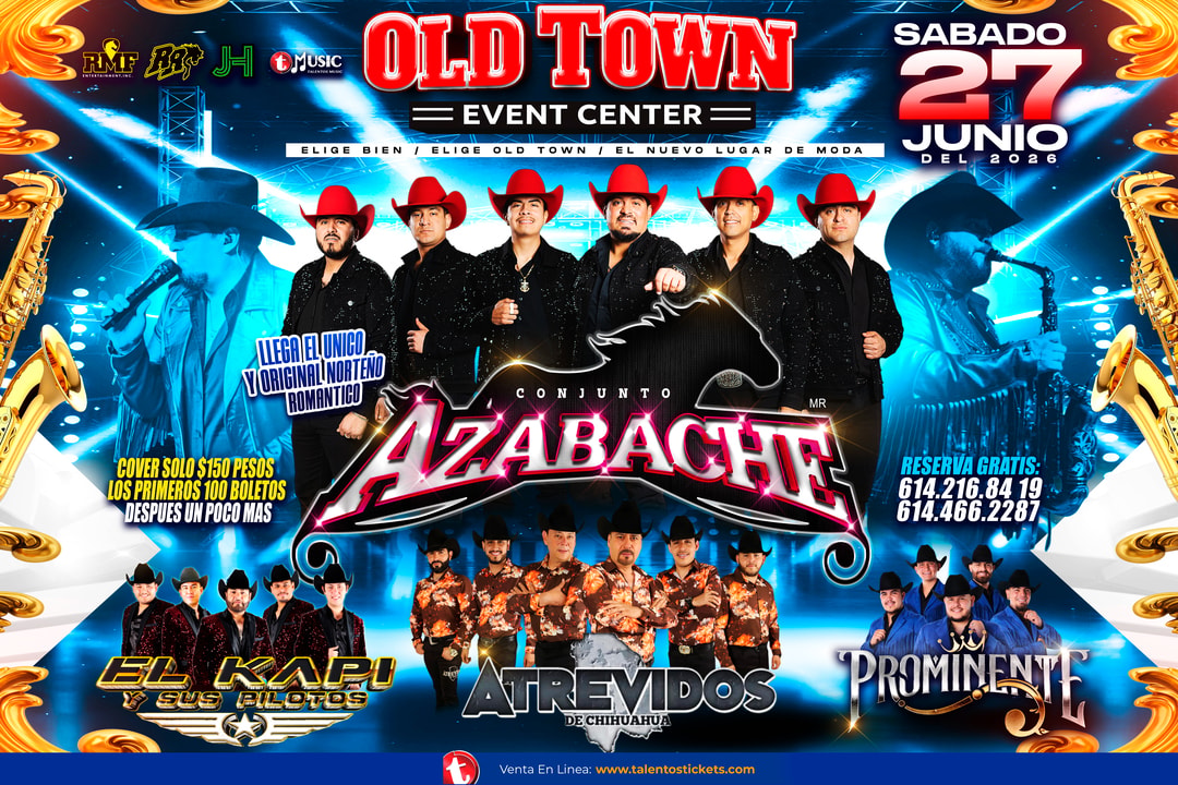 Conjunto Azabache en Old Town Event Center de Chihuahua, Chihuahua