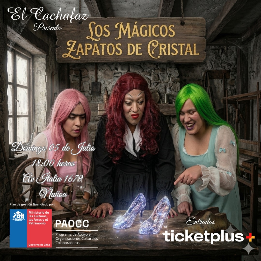 Ciclo de teatro-Zapatos de Cristal-Domigo 5 de Julio 18 hrs