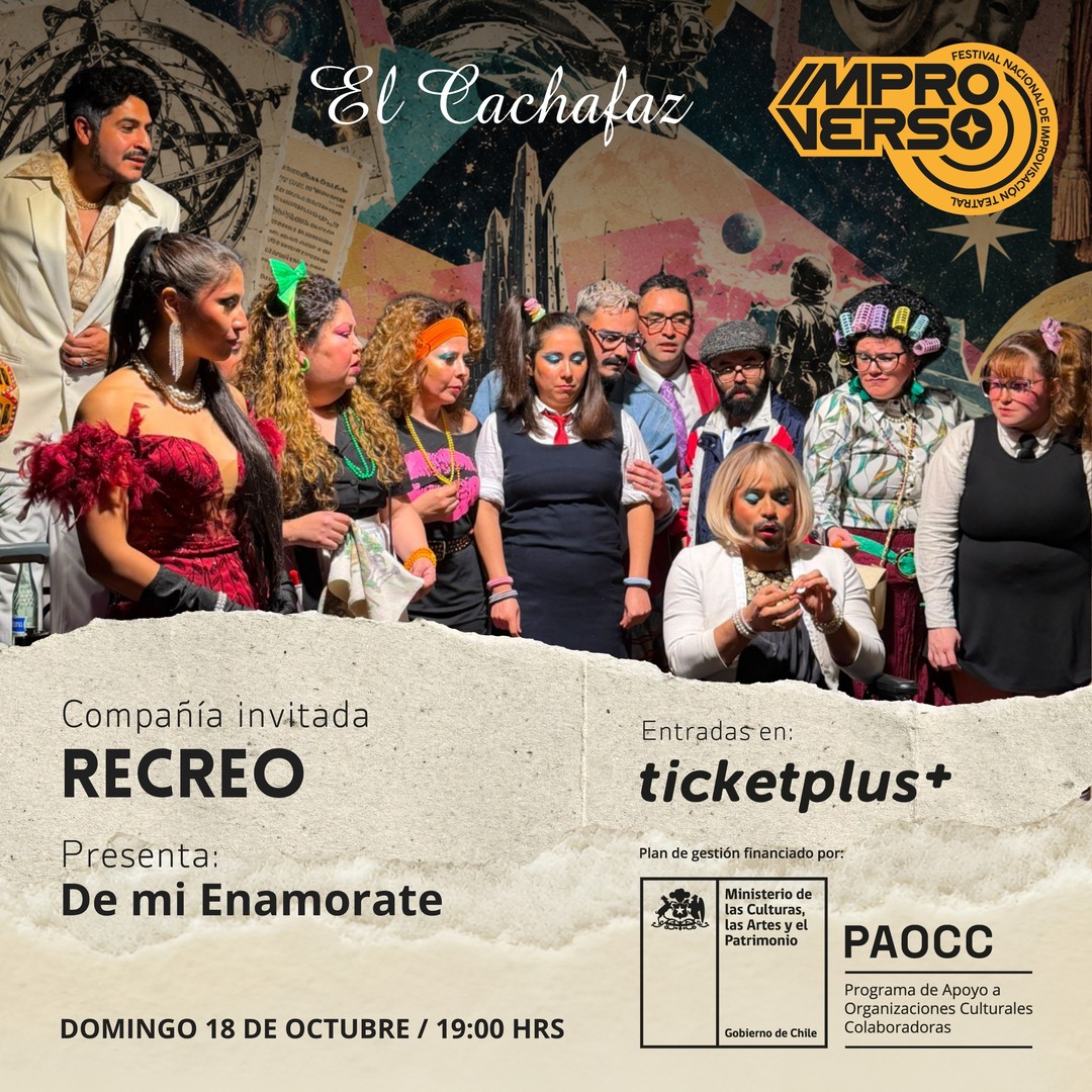 Festival de Impro - De mi enamórate - Domingo 18 octubre 19hrs