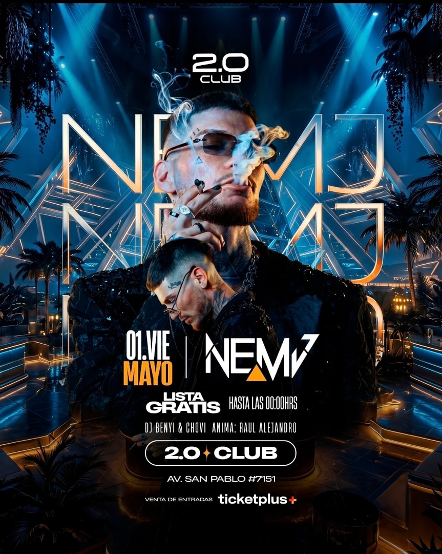 NEMJ EN 2.0 CLUB - VIERNES 1 MAYO 