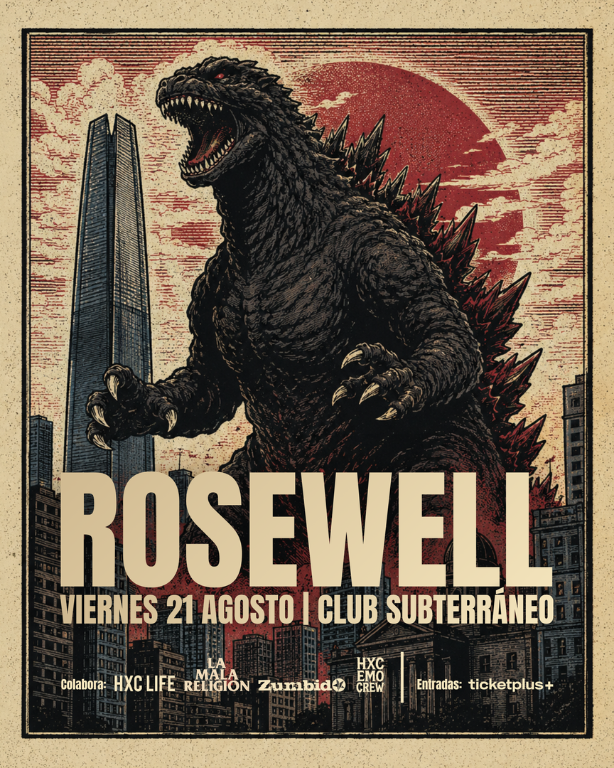 ROSEWELL 🎵 VIERNES 21 AGOSTO ★ Club Subterráneo