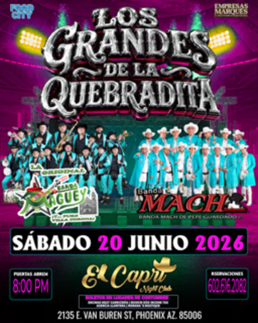 Los Grandes de la Quebradita-La Original Banda Maguey-Banda Mach de Pepe Guardado