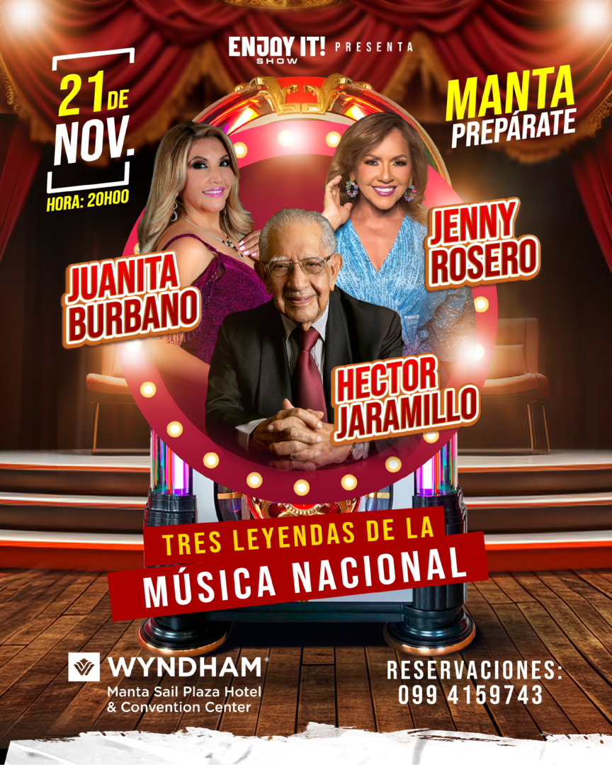 TRES LEYENDAS DE LA MUSICA NACIONAL MANTA