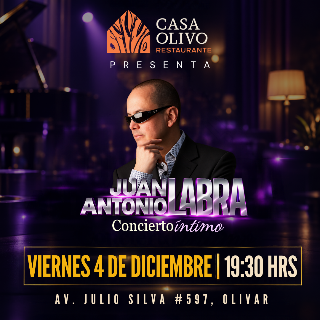 Juan Antonio Labra en vivo en Casa Olivo Restaurante
