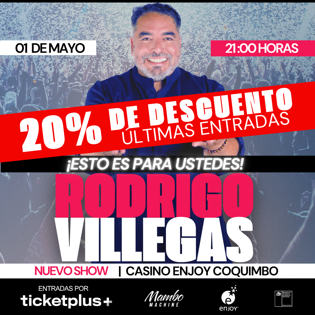 RODRIGO VILLEGAS "ESTO ES PARA USTEDES" - ENJOY COQUIMBO 