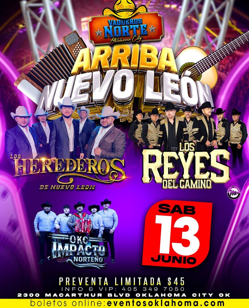 Los Herederos de Nuevo Leon - Los Reyes Del Camino - Impacto OKC