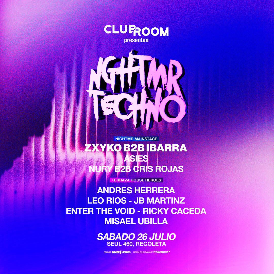 Clubroom Presenta NIGHTMARE TECHNO @ Sabado 26 de Julio
