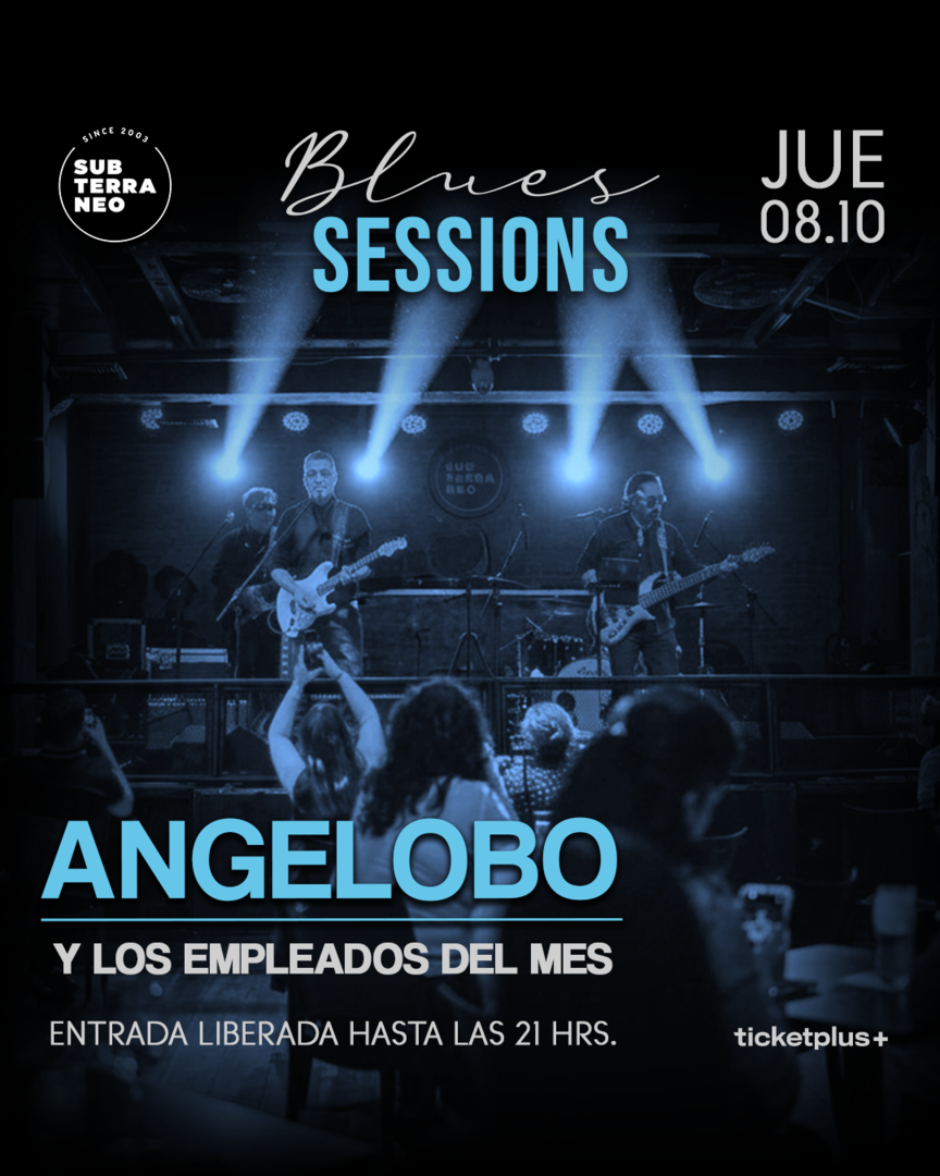 BLUES SESSIONS 🎵 JUEVES 08 OCTUBRE ★ Club Subterráneo 