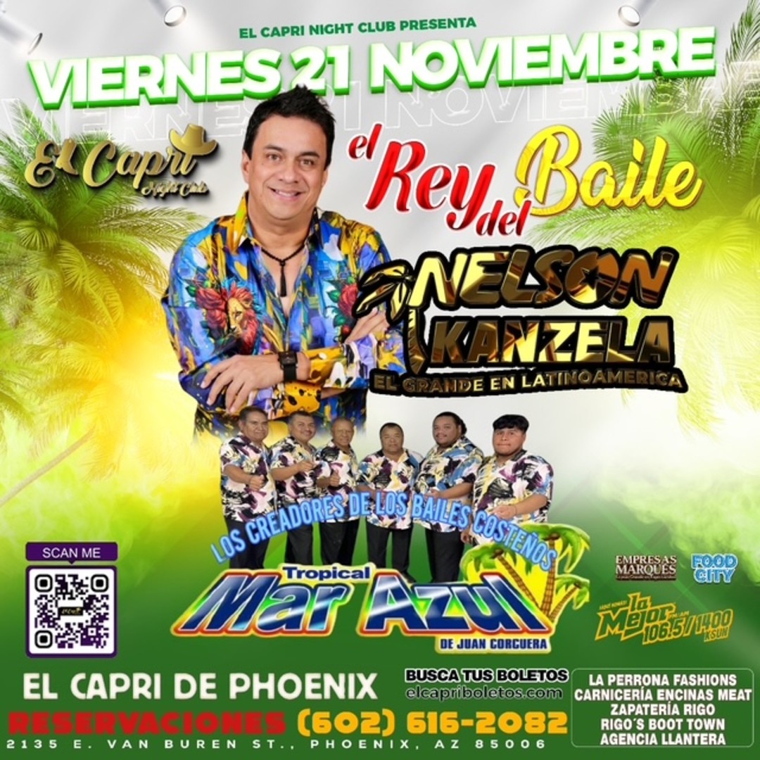 Nelson Kanzela El Rey del Baile-Tropical Mar Azul