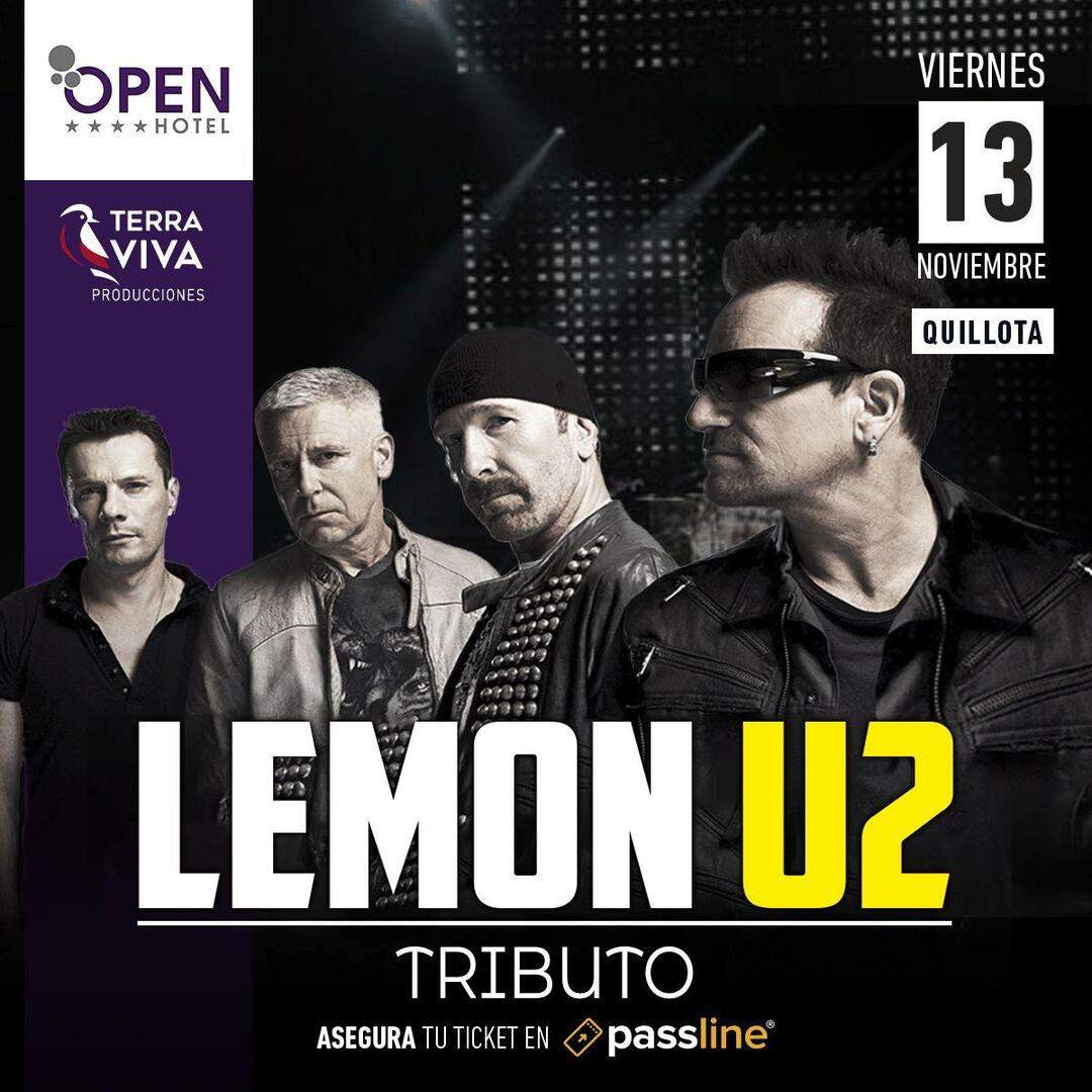 Open Hotel Quillota Presenta a Lemon Tributo a U2