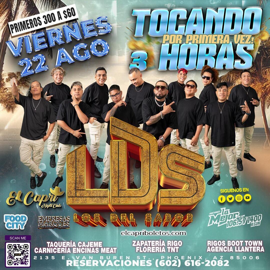 Los Del Sabor-Tocando 3 Horas