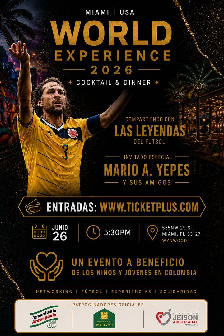 World Experience 2026 - Fundacion Jeison Aristizabal