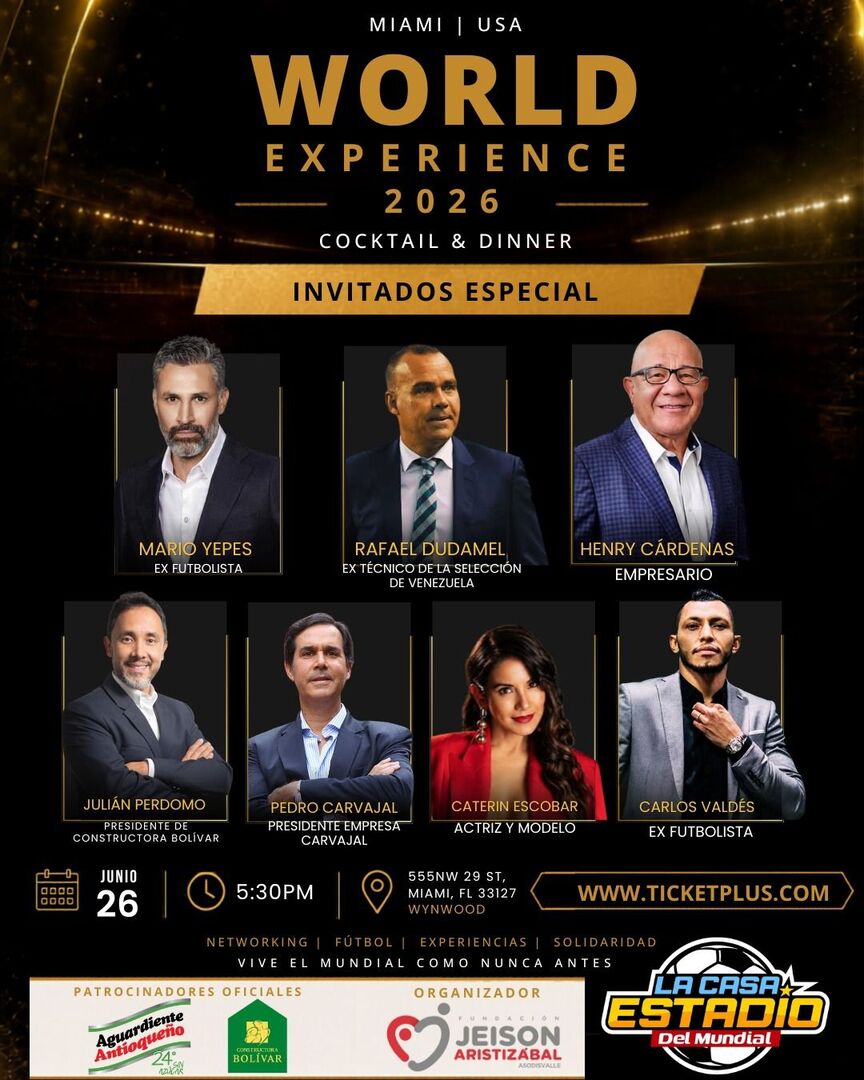 World Experience 2026 - Fundacion Jeison Aristizabal