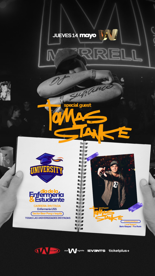 Jueves University🎓 / 14 MAYO / CLUB W✨🎊