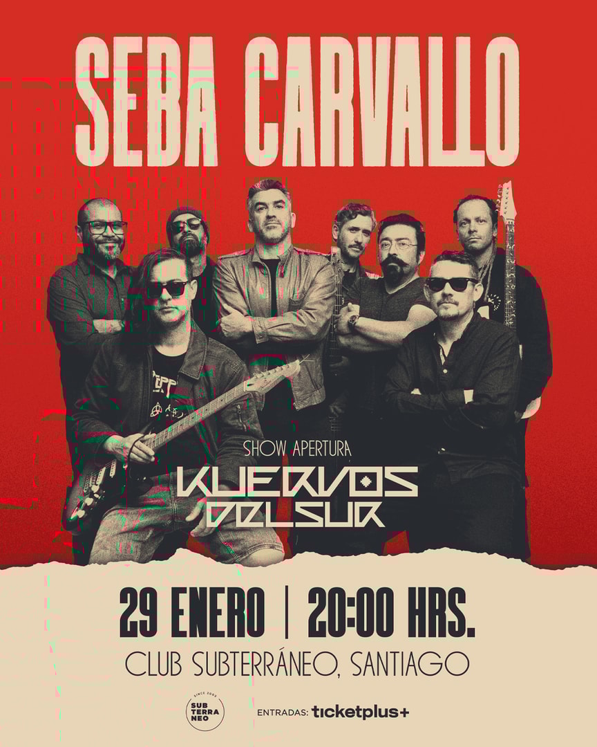 SEBA CARVALLO ★ JUEVES 29 ENERO ★ Club Subterráneo