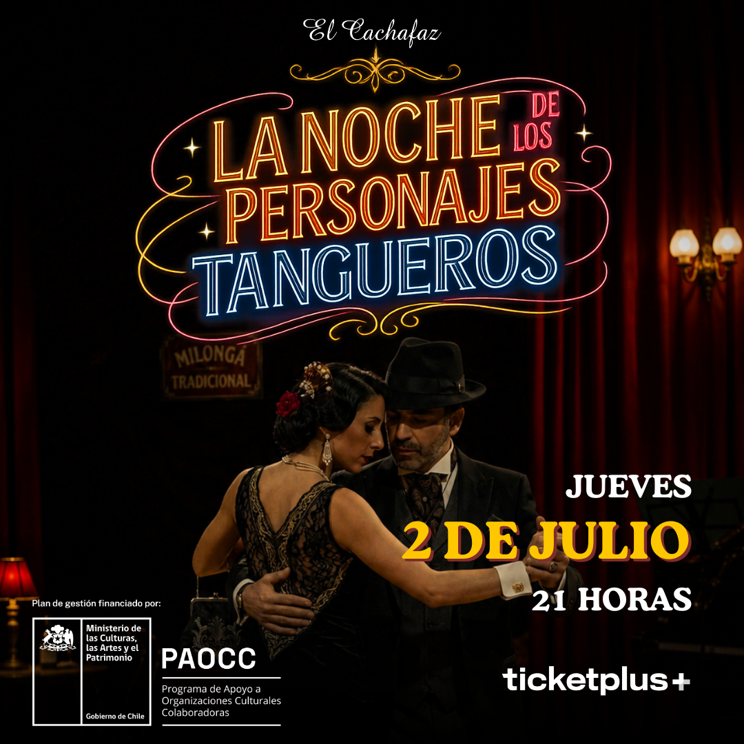 Milonga: La noche de los personajes tangueros- Jueves 2 Julio 21hrs 