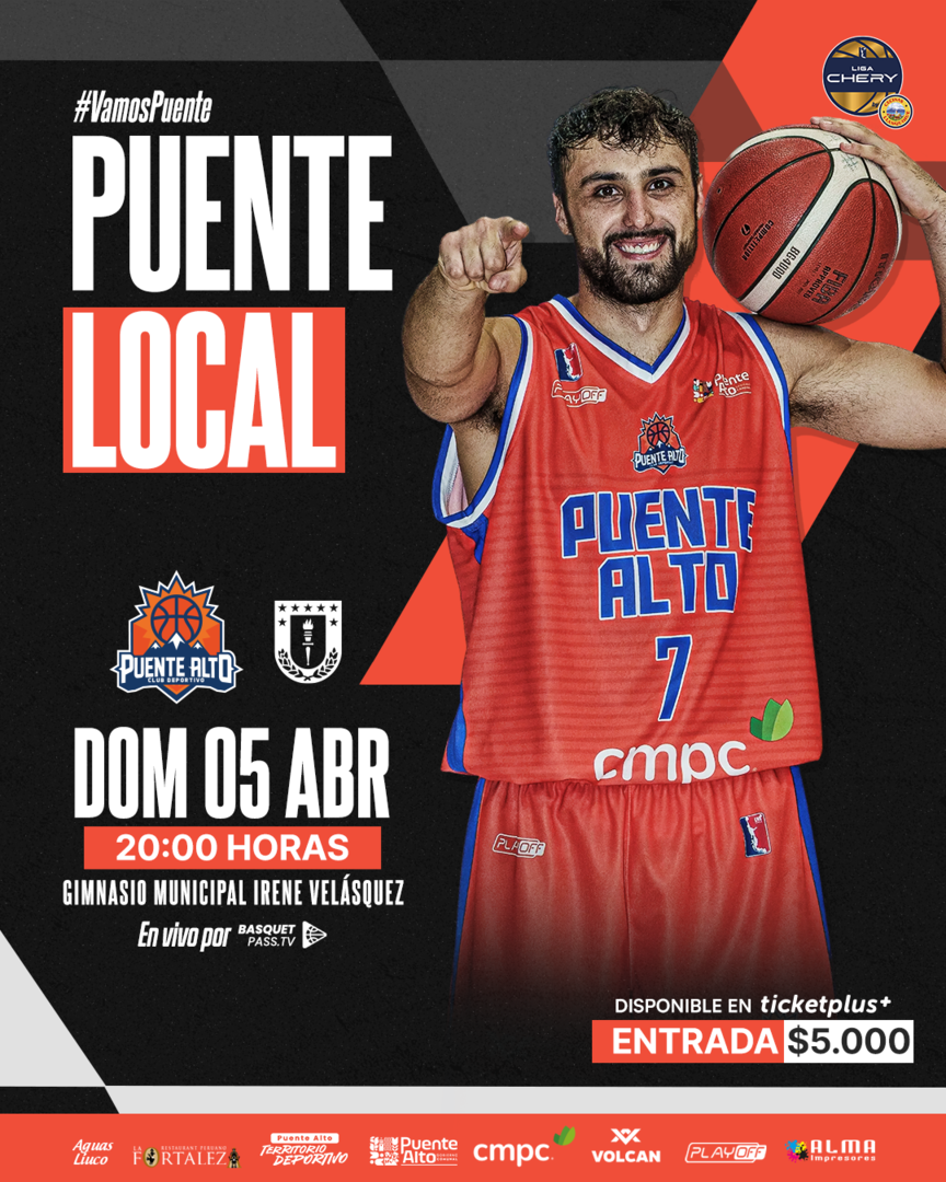 M. Puente Alto vs UDEC / LNB / Liga CHERY by Cecinas Llanquihue / Semana 2
