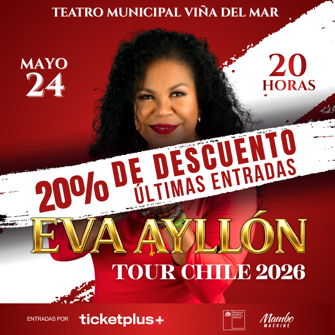 Eva Ayllón - Tour Chile 2026 - Teatro Municipal de Viña del Mar