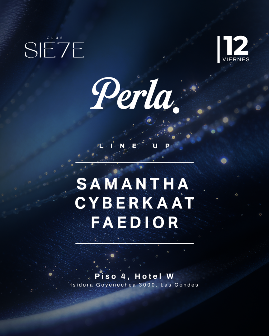 PERLA ★ VIERNES 12 JUNIO ★ Club Siete 