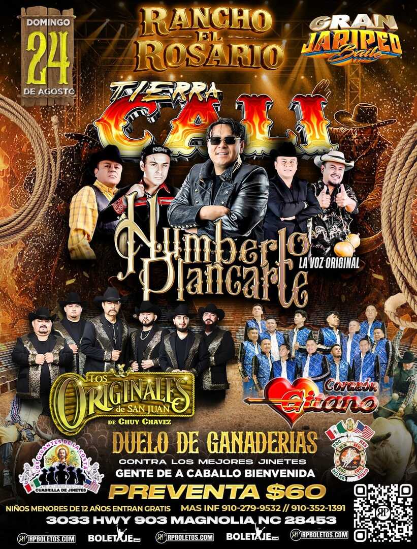 Humberto Plancarte-Originales de San Juan-Corazon Gitano-Rancho El Rosario-Magnolia NC