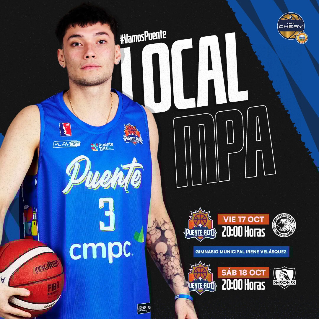 M. Puente Alto vs Colegio Los Leones / LNB / Liga CHERY by Cecinas Llanquihue / Fase Regular / Semana 4