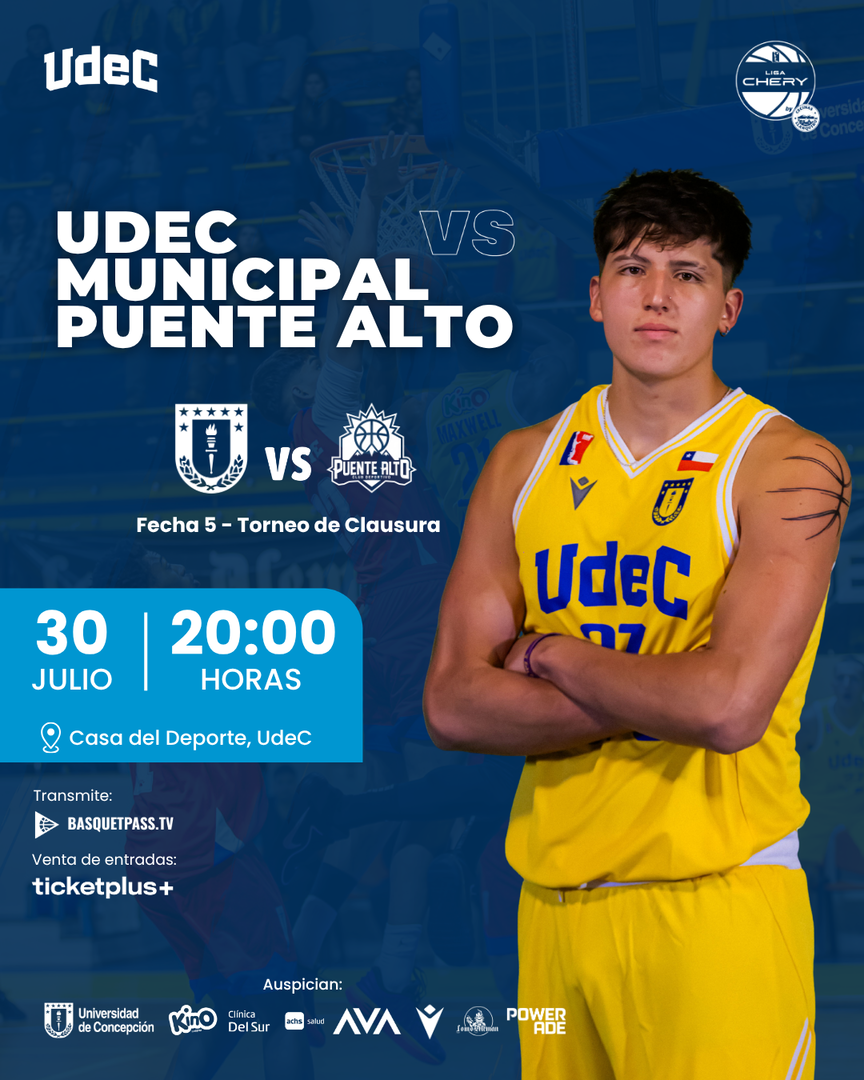 CD UdeC vs CD Municipal Puente Alto - LNB - Liga Chery de Clausura  by Cecinas Llanquihue