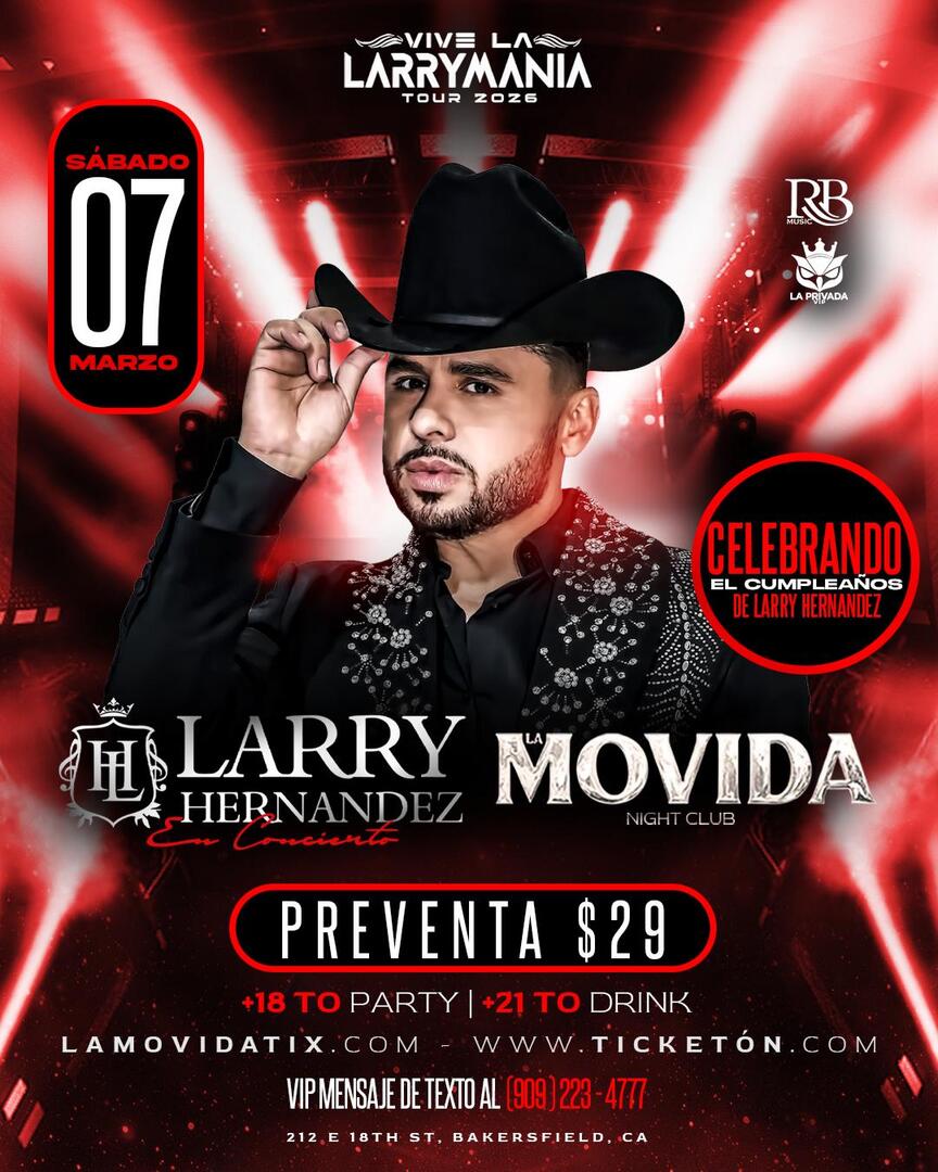 Larry Hernandez-Vive La LarryMania Tour