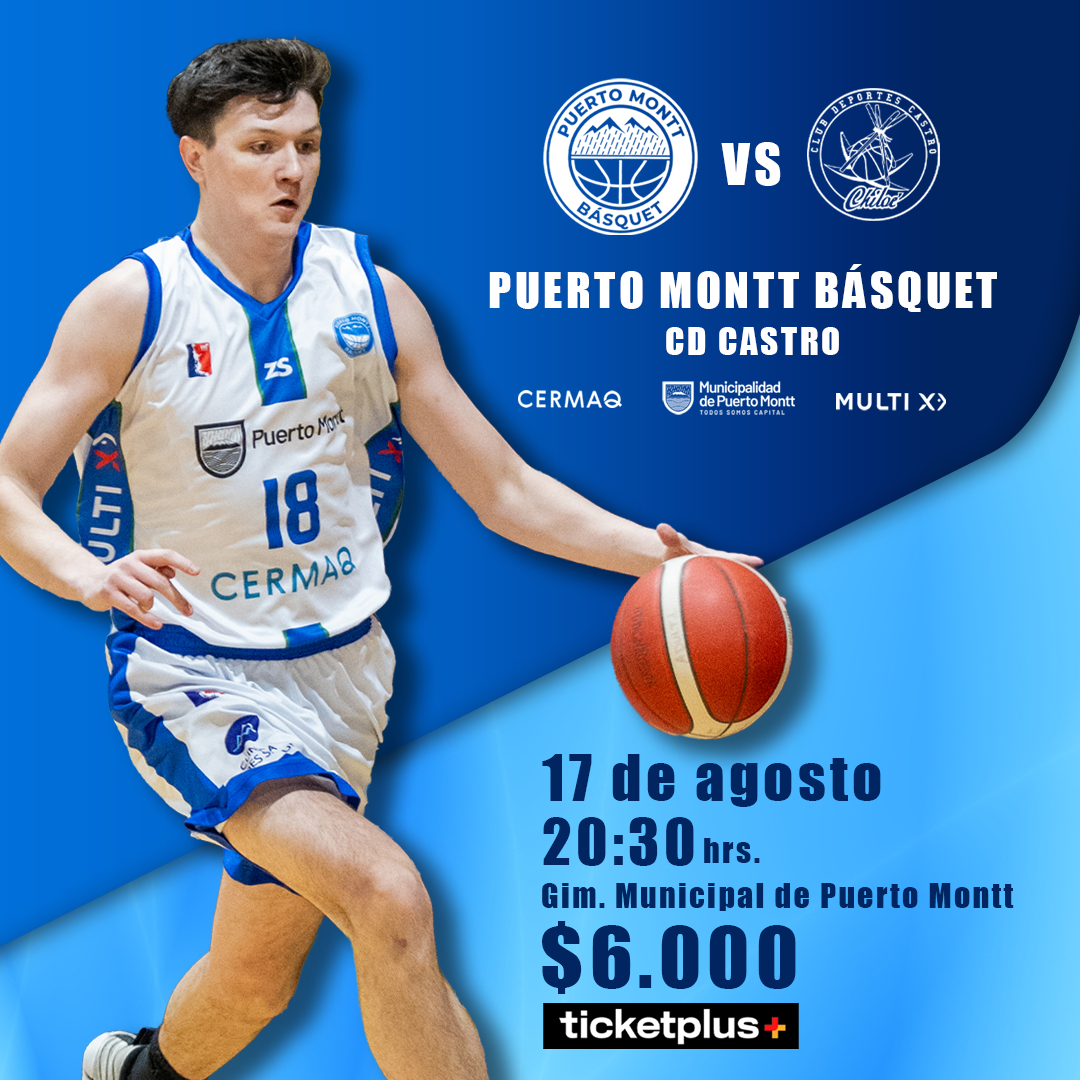 PUERTO MONTT BASQUET VS CD CASTRO LIGA CHERY BY CECINAS LLANQUIHUE