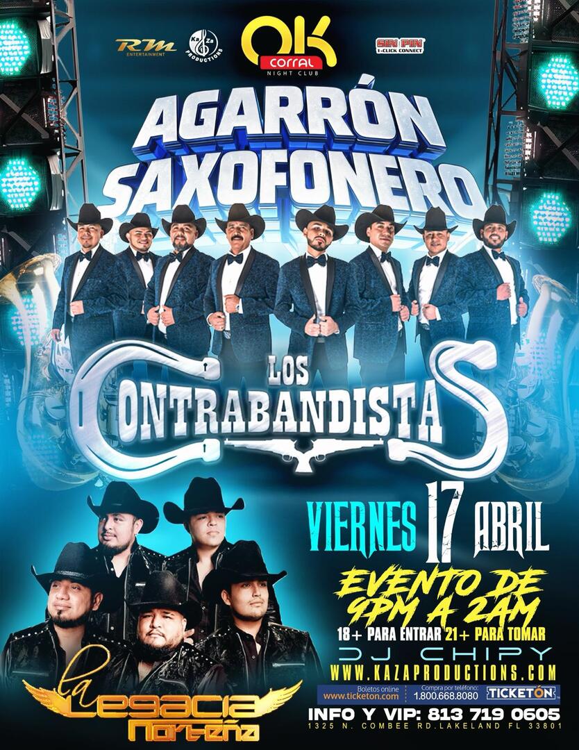 Los Contrabandistas-Legancia Nortena-Ok Corral Event