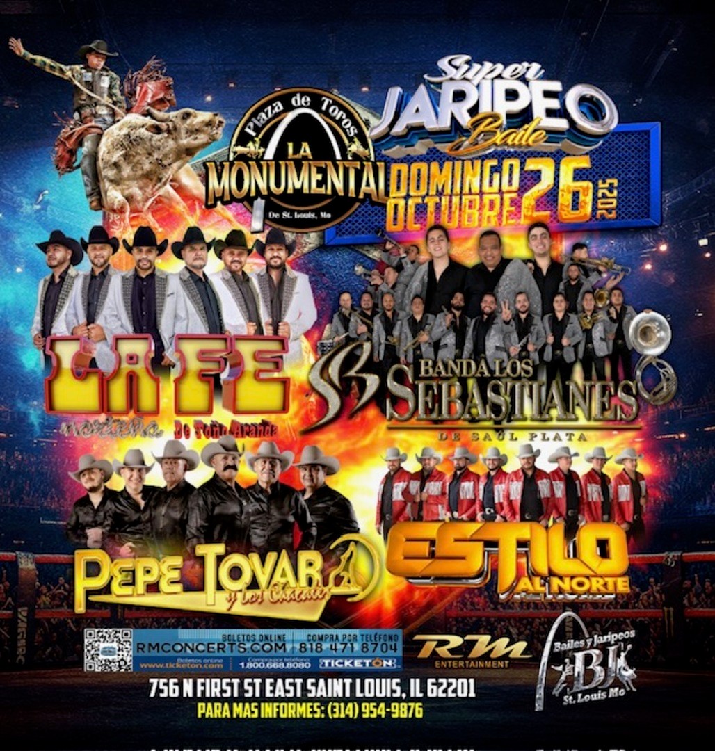 La Fe Nortena de Tono-Banda Los Sebastianes-Pepe Tovar y Los Chacales-Estilo Al Norte-Plaza Monumental