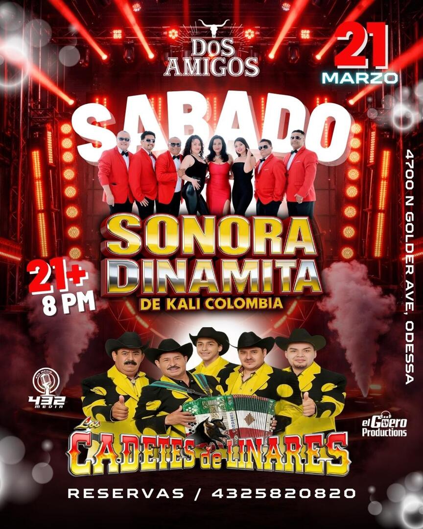 Sonora Dinamita de Kali Colombia-Los Cadetes de Linares