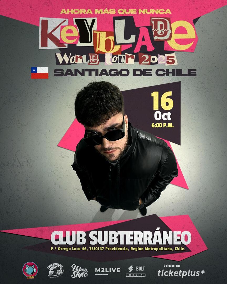 KEYBLADE: World Tour 2025 ★ JUEVES 16 OCTUBRE ★ Club Subterráneo