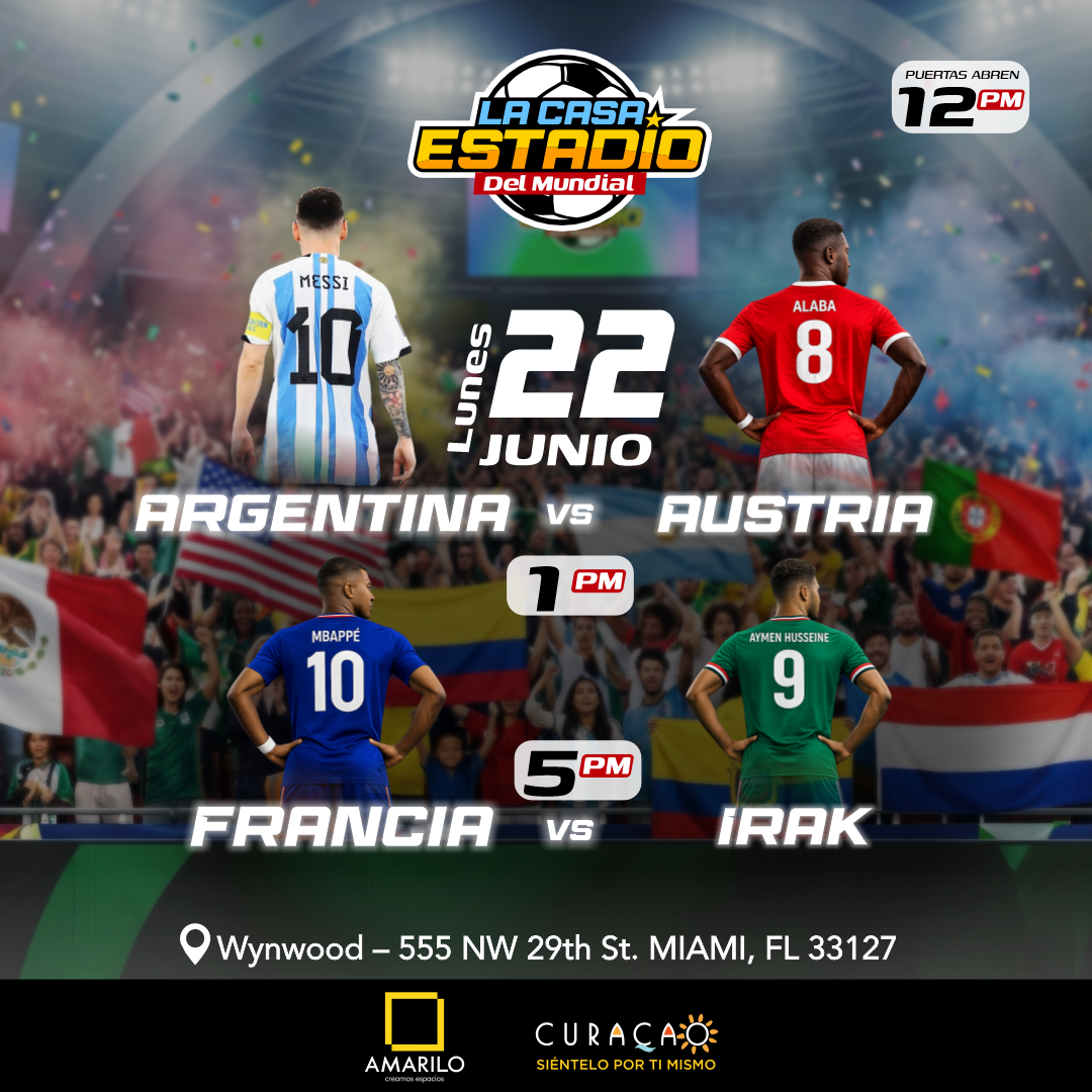 LA CASA ESTADIO DEL MUNDIAL - Argentina vs Austria & Francia vs Irak