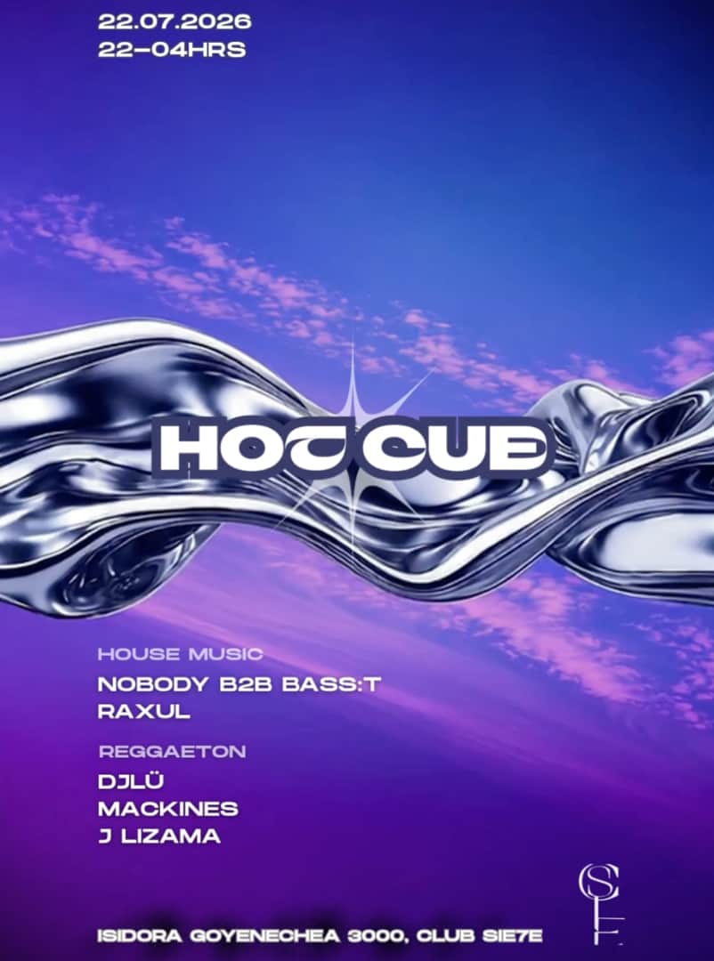 HOT CUE ★ MIÉRCOLES 22 JULIO ★ Club Siete 