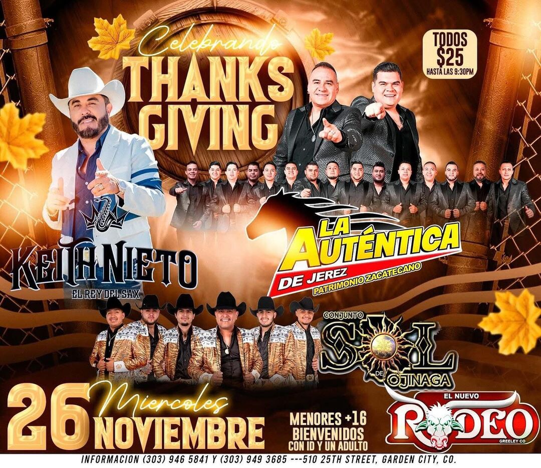Keith Nieto-La Autentica de Jerez-Conjunto Sol de Ojinaga-Celebrando ThanksGiving