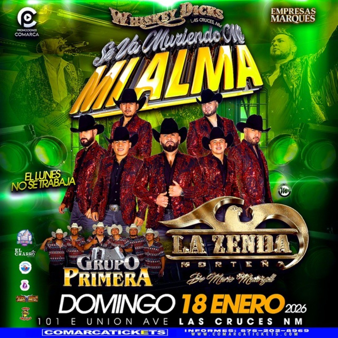 La Zenda Nortena-Grupo Primera-Se Va Muriendo Mi Alma Tour- Whiskey Dicks