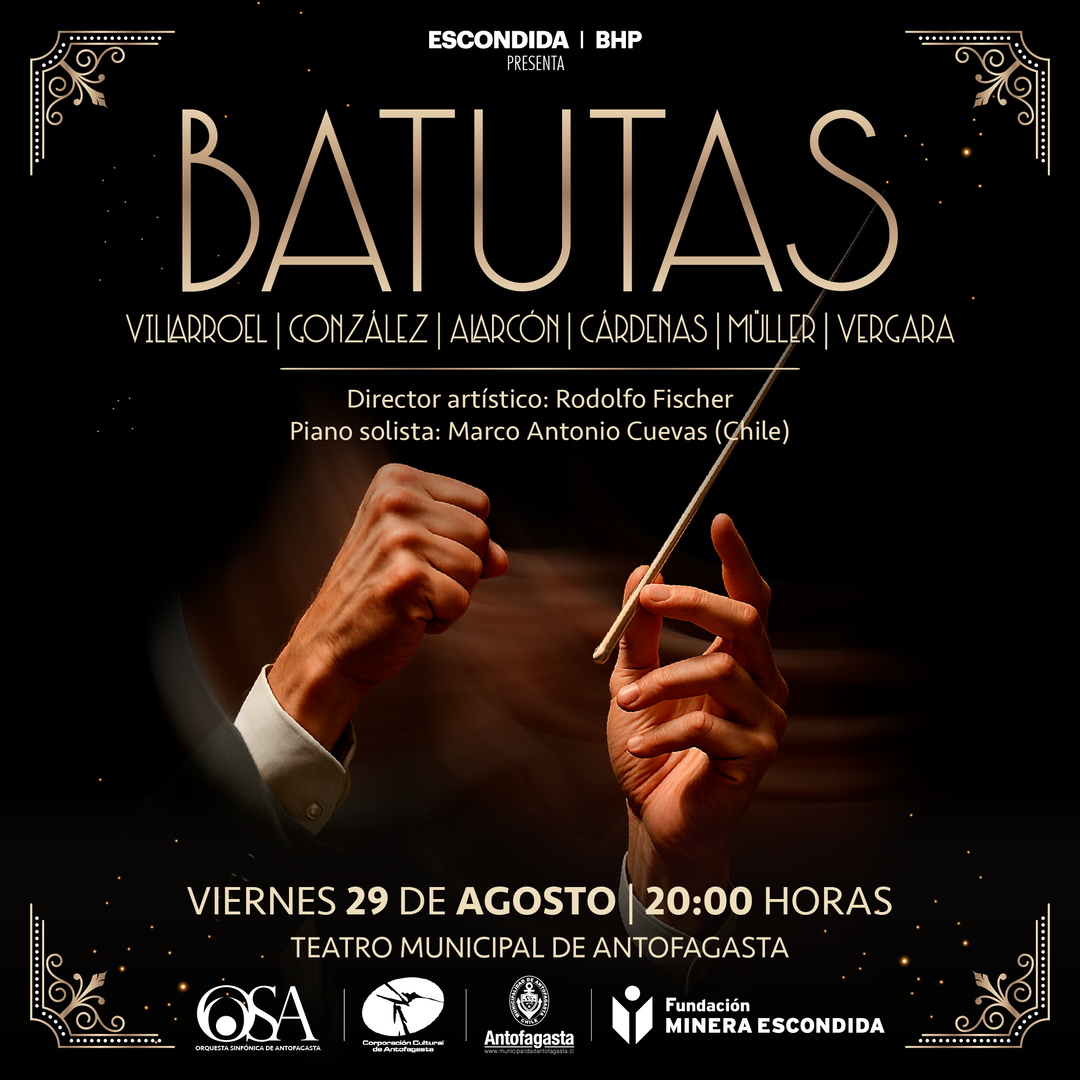 Batutas - Orquesta Sinfónica de Antofagasta - Concierto Curso de Dirección