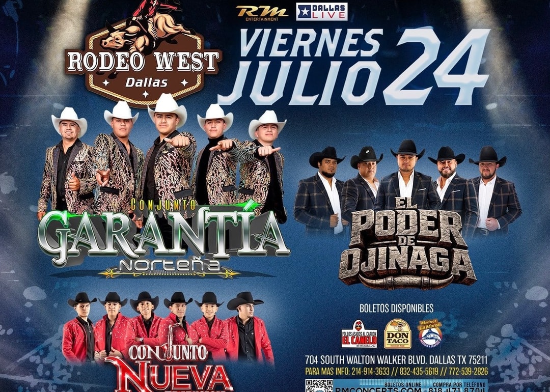 Conjunto Andaluz-Garantia Norteña-El Poder De Ojinaga-Rodeo West