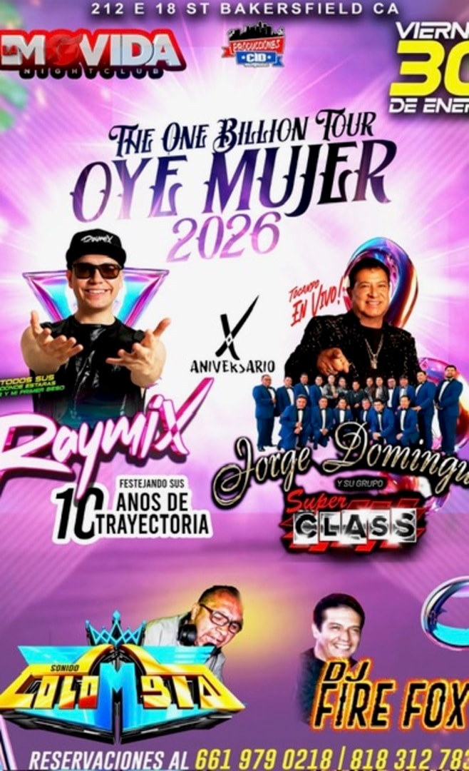 RayMix-Jorge Domiguez y Su Grupo Super Class-Oye Mujer Tour