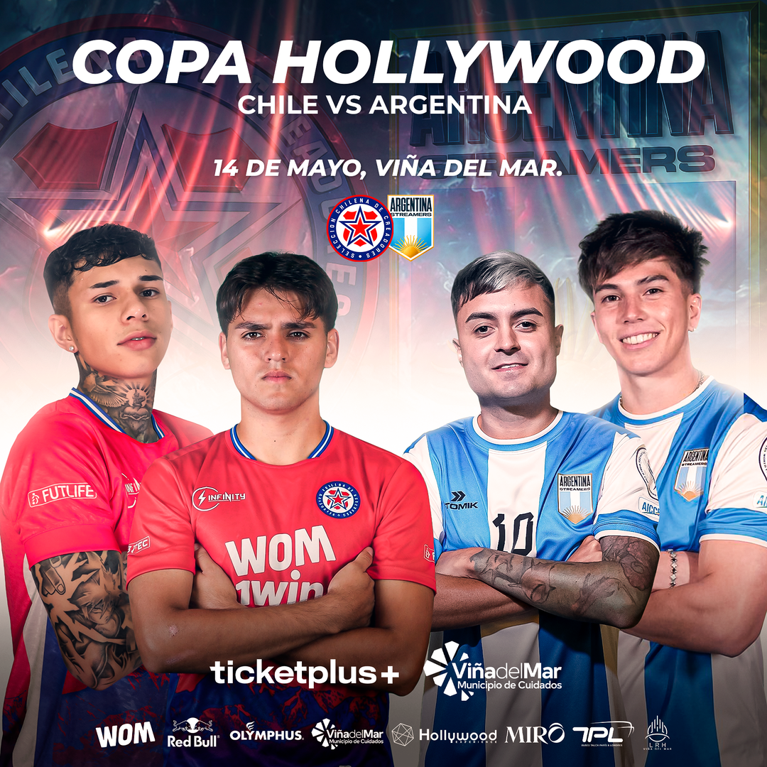 Chile vs Argentina Copa Hollywood Creadores
